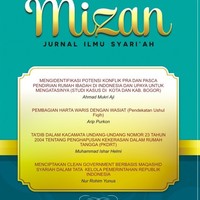 Jurnal Mizan  UIKA Bogor