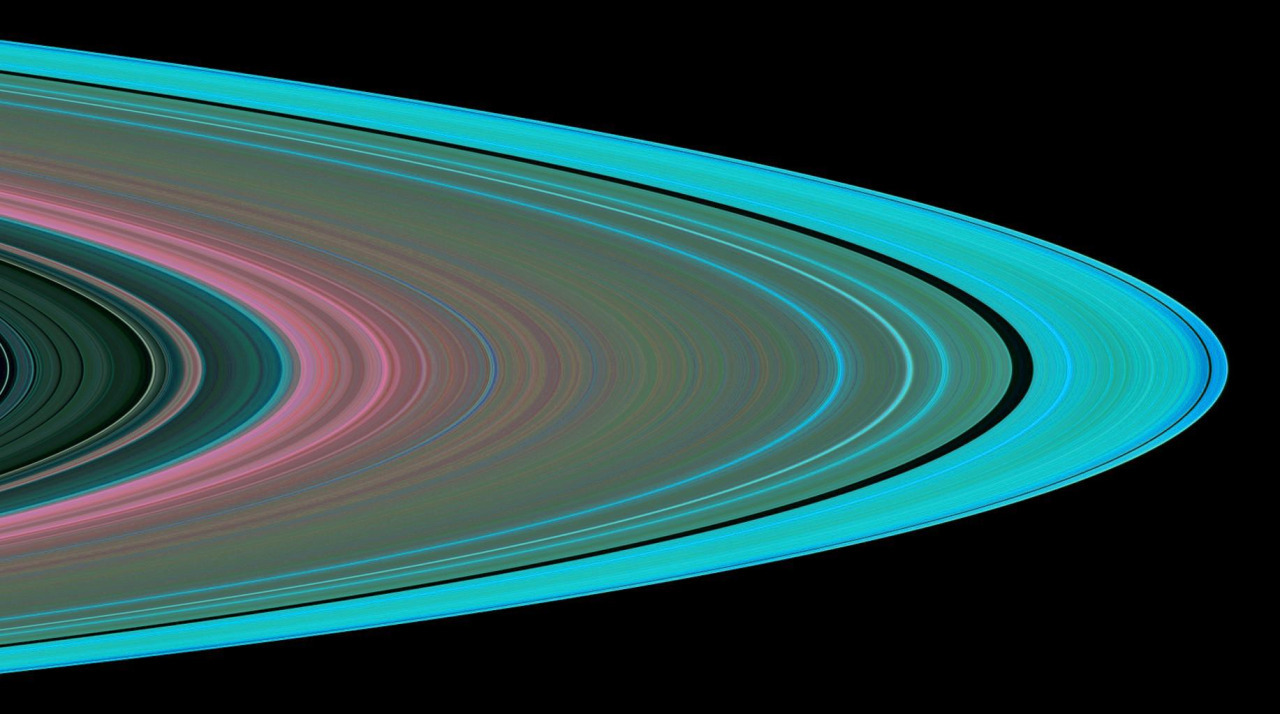 humanoidhistory:
“The rings of Saturn, observed by the Cassini space probe on May 3, 2005.
(NASA)
”