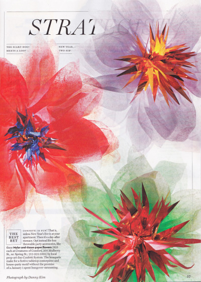 CONFETTISYSTEM flowers featured in this week’s NY Mag. Now available at Creatures of Comfort NY