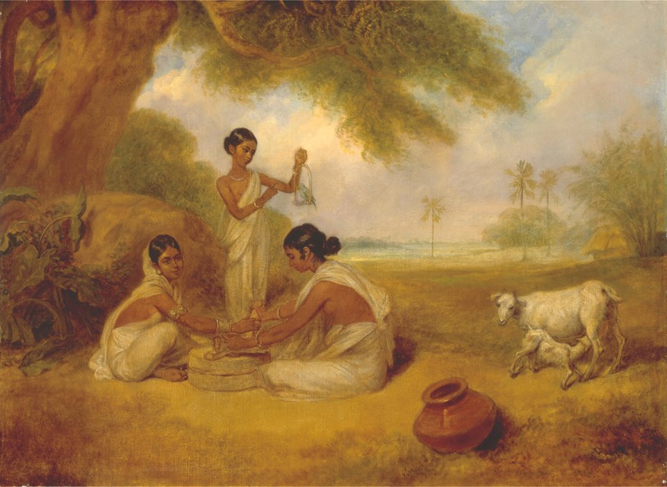 Grinding Corn at Bengal
Arthur William Devis
England, 1792 - 1795
Oil on canvas
Yale Center for British Art, Paul Mellon Collection