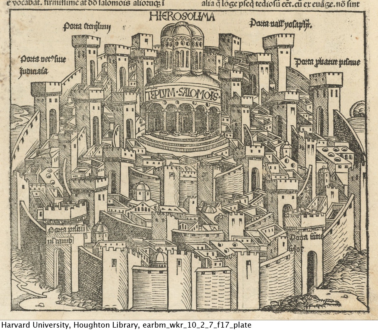 Schedel, Hartmann, 1440-1514. Registrum huius operis Libri cronicarum [Nuremberg Chronicle], 1493.
WKR 10.2.7
Houghton Library, Harvard University