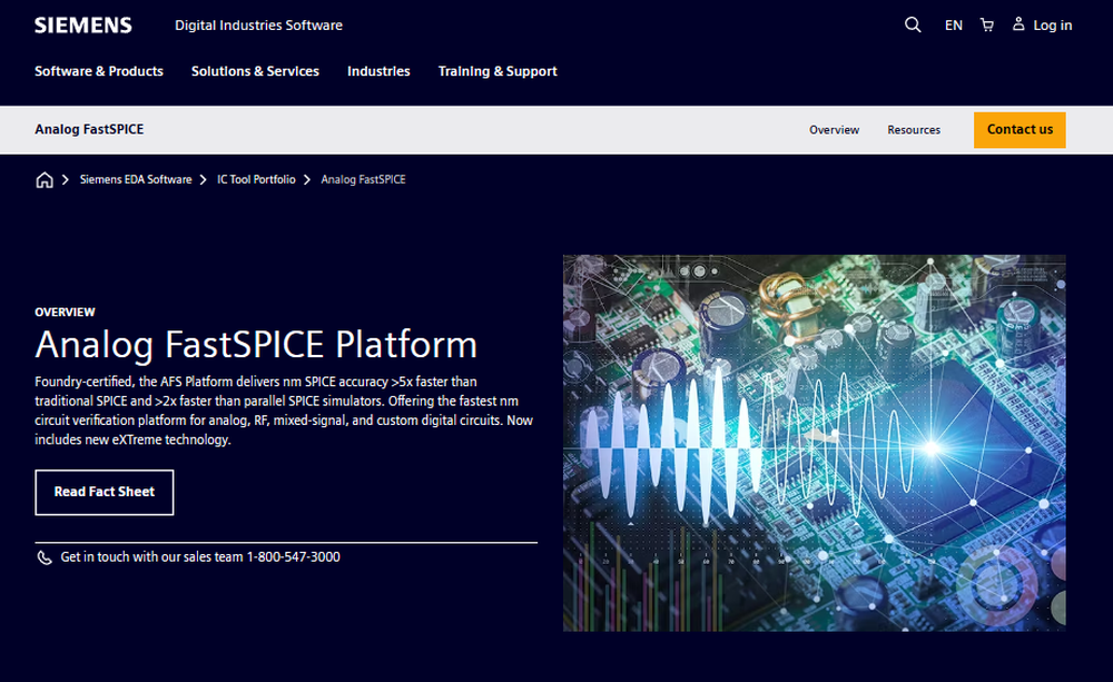 Analog FastSPICE Platform Screenshot 1