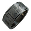 Black Titanium Ring - Braid