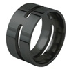 Black Titanium Ring - Tinga Flat