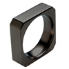 Black Titanium Ring - Octo