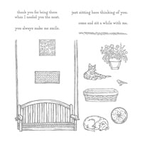 Sitting Here Photopolymer Stamp Set