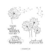 Dandelion Wishes Clear-Mount Stamp Set