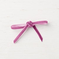 Rich Razzleberry 1/4" (6.4 Mm) Velvet Ribbon