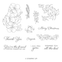 Blended Seasons Clear-Mount Stamp Set