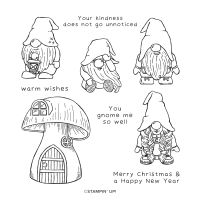 Kindest Gnomes Cling Stamp Set (English)