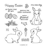 Easter Bunny Photopolymer Stamp Set (English)