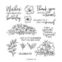 Framed Florets Photopolymer Stamp Set (English)