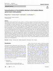 Research paper thumbnail of Seasonal patterns of microhabitat selection in the Southern Iberian spined-loach Cobitis paludica