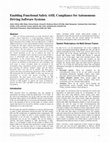 Research paper thumbnail of Enabling Functional Safety ASIL Compliance for Autonomous Driving Software Systems