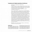 Research paper thumbnail of Competences for Digital Leadership in Architecture