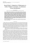 Research paper thumbnail of Kamil Kilani’s Adaptation of Shakespeare in Arabic Children’s Literature: Acculturation Versus Enculturation