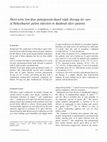 Research paper thumbnail of Short-term low-dose pantoprazole-based triple therapy for cure of Helicobacter pylori infection in duodenal ulcer patients