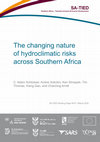 Research paper thumbnail of The changing nature of hydroclimatic risks across Southern Africa