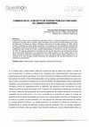 Research paper thumbnail of Cambios en el concepto de esfera pública (1962-2008) en Jürgen Habermas