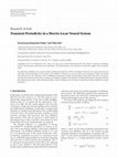 Research paper thumbnail of Transient Periodicity in a Morris-Lecar Neural System