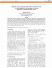 Research paper thumbnail of Perancangan Kolektor Surya Pemanas Air Untuk Kebutuhan Rumah Tangga Dengan Kapasitas 600 L/Jam