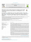 Research paper thumbnail of Effectiveness of the 10-Valent Pneumococcal Conjugate Vaccine Against Tympanostomy Tube Placements in a Cluster-Randomized Trial