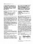 Research paper thumbnail of Two novel HLA-DRB Taq I RFLPs distinguish HLA-Bw57-DR7-DRB4-Null from DRB4-positive haplotypes