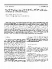 Research paper thumbnail of Two BF F Subtypes, but no BF S, BF F1 or BF S07 Subdivision, Are Found by Isoelectric Focusing