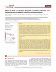 Research paper thumbnail of Effect of Water on Electrical Properties of Refined, Bleached, and Deodorized Palm Oil (RBDPO) as Electrical Insulating Material