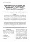 Research paper thumbnail of Corrosion Inhibition, Adsorption Behaviour and Thermodynamic Properties of N-Cinnamalidene Palmitohydrazide on Mild Steel in Hydrochloric Acid Solution