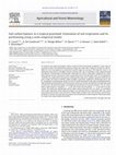 Research paper thumbnail of Soil carbon balance in a tropical grassland: Estimation of soil respiration and its partitioning using a semi-empirical model