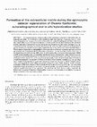 Research paper thumbnail of Formation of the extracellular matrix during the epimorphic anterior regeneration of Owenia fusiformis: autoradiographical and in situ hybridization studies