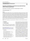 Research paper thumbnail of Gold plating of AlSi10Mg parts produced by a laser powder-bed fusion additive manufacturing technique