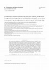 Research paper thumbnail of A mathematical model for simulation the removal of cadmium and chromium from groundwater using scrap iron and aluminum as permeable reactive barrier