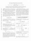 Research paper thumbnail of Least square fitting with one explicit parameter less