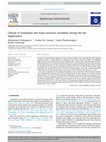 Research paper thumbnail of Climate in Sundaland and Asian monsoon variability during the last deglaciation