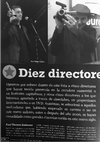 Research paper thumbnail of Diez directores del nuevo siglo