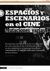 Research paper thumbnail of Espacios y escenarios en el cine:mutaciones varias