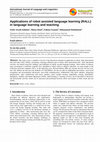 Research paper thumbnail of Applications of Robot Assisted Language Learning (RALL) in Language Learning and Teaching