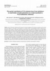 Research paper thumbnail of The partial contribution of CO2-emission losses from subsidence in small-holder oil palm plantation on a tropical peatland in West Kalimantan, Indonesia