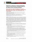 Research paper thumbnail of Detection of rotavirus in clinical specimens using an immunosensor based on the principle of fluorescence fluctuation spectroscopy