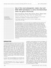 Research paper thumbnail of Use of the novel phylogenetic marker dnaJ and DNA–DNA hybridization to clarify interrelationships within the genus Aeromonas