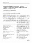 Research paper thumbnail of Mistaking an Emerging Market for a Social Movement? A Comment on Arjaliès’ Social-Movement Perspective on Socially Responsible Investment in France