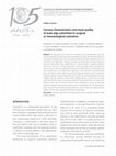 Research paper thumbnail of Carcass characteristics and meat quality of male pigs submitted to surgical or immunological castration