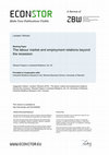 Research paper thumbnail of The labour market and employment relations beyond the recession