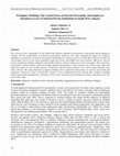 Research paper thumbnail of Workplace Mobbing: The Causal Factor of Neurotic Personality and Employees’ Intention to Leave of Selected Private Institutions in South-West, Nigeria