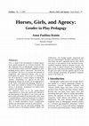 Research paper thumbnail of Horses, girls, and agency: Gender in play pedagogy