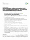 Research paper thumbnail of Characterization of the Catalytic Structure of Plant Phytase, Protein Tyrosine Phosphatase-Like Phytase, and Histidine Acid Phytases and Their Biotechnological Applications