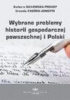 Research paper thumbnail of Wybrane problemy historii gospodarczej powszechnej i Polski