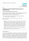 Research paper thumbnail of Applications of Nuclear Magnetic Resonance Sensors to Cultural Heritage